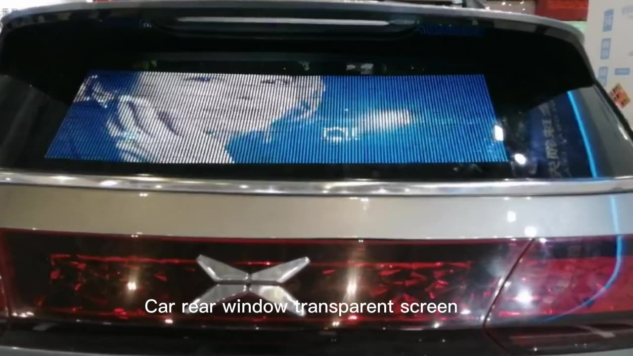 Car Rear Window Led Display Smart Management Control Car Rear Advertise