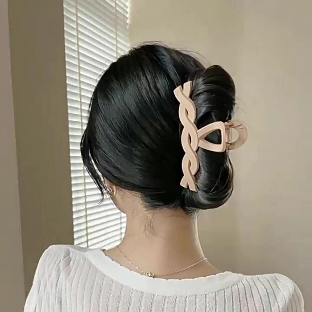 Wholesale 35 Designs Korean Style Large Rectangle Flower Claw Hair