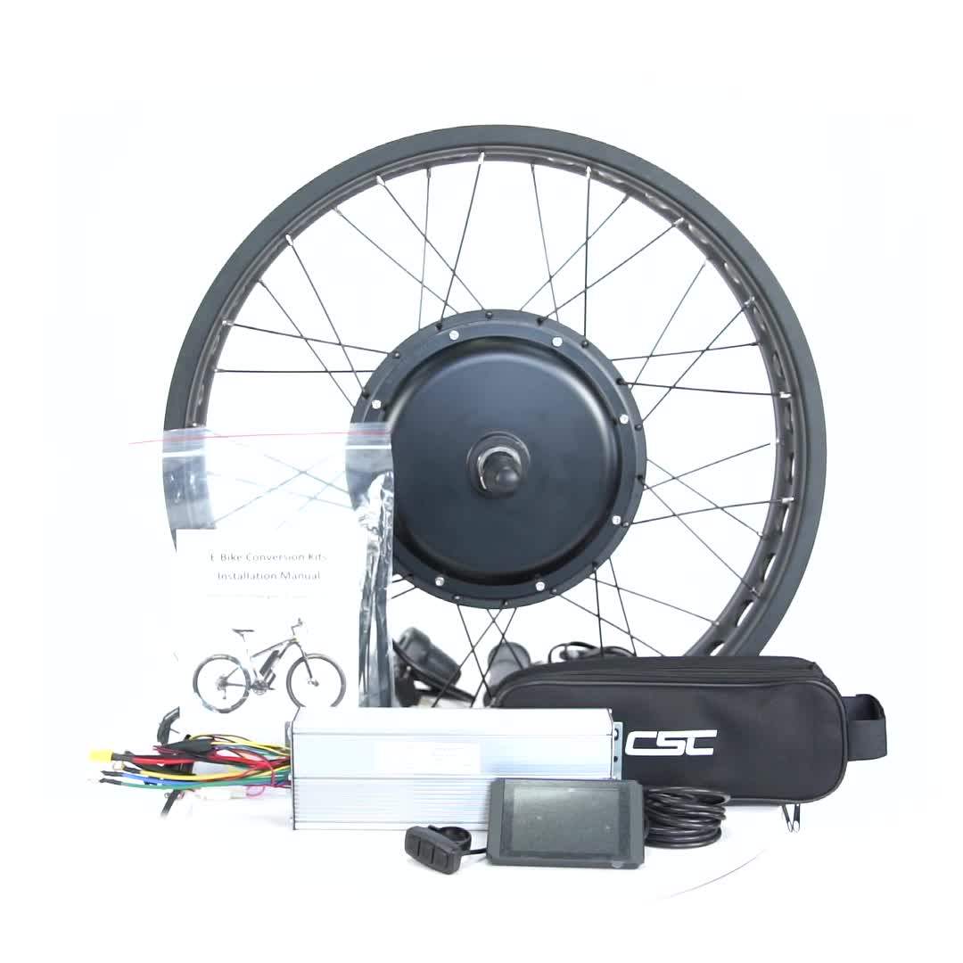 Big Promotion 48v 1500w Electric Fat Tyre Bike Kit Brushless Hub Motor Rear Snow Wheel 1500w