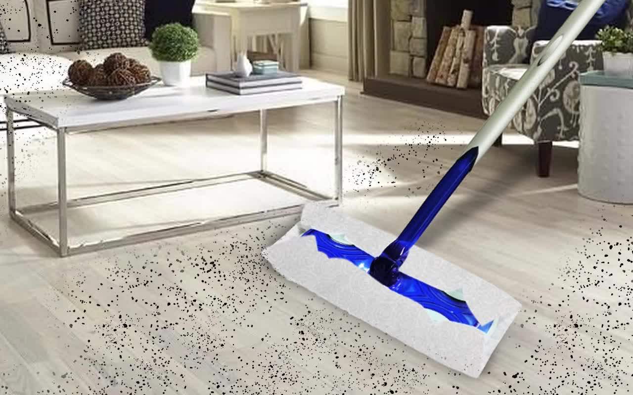 100 Polyester Disposable Non Woven Cleaning Wipe Electrostatic Dry Mop