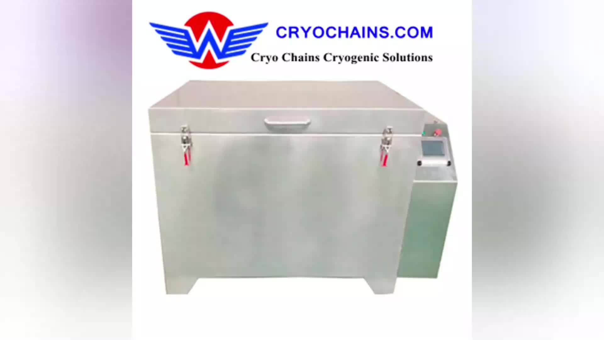 Sub Zero Treatment Liquid Nitrogen Cryogenic Processing Freezer Metal