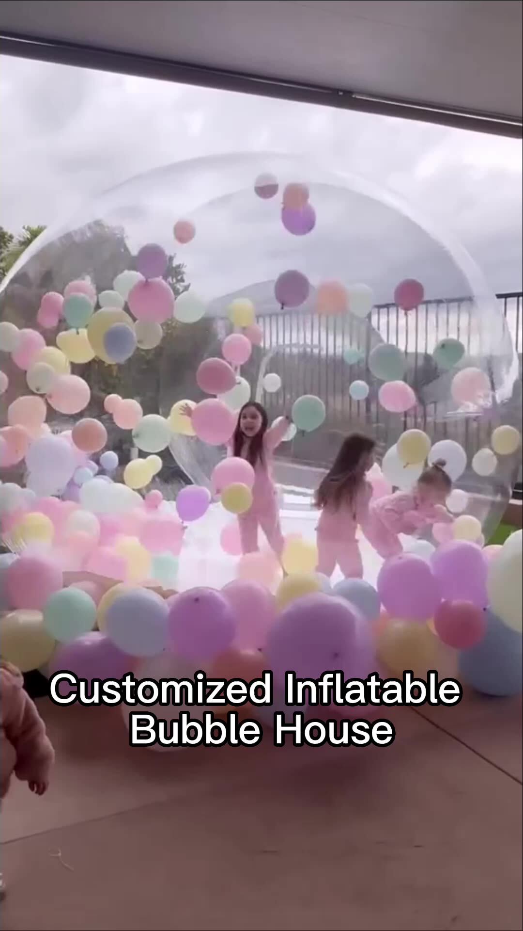 Inflatable Crystal Igloo Dome Balloons Bubble Tent Transparent