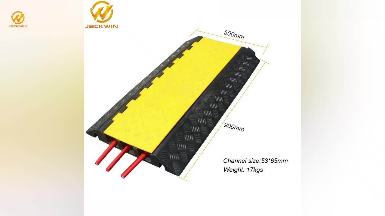 Heavy Duty Antitrip Rubber Cable Protector For Protect Cables From