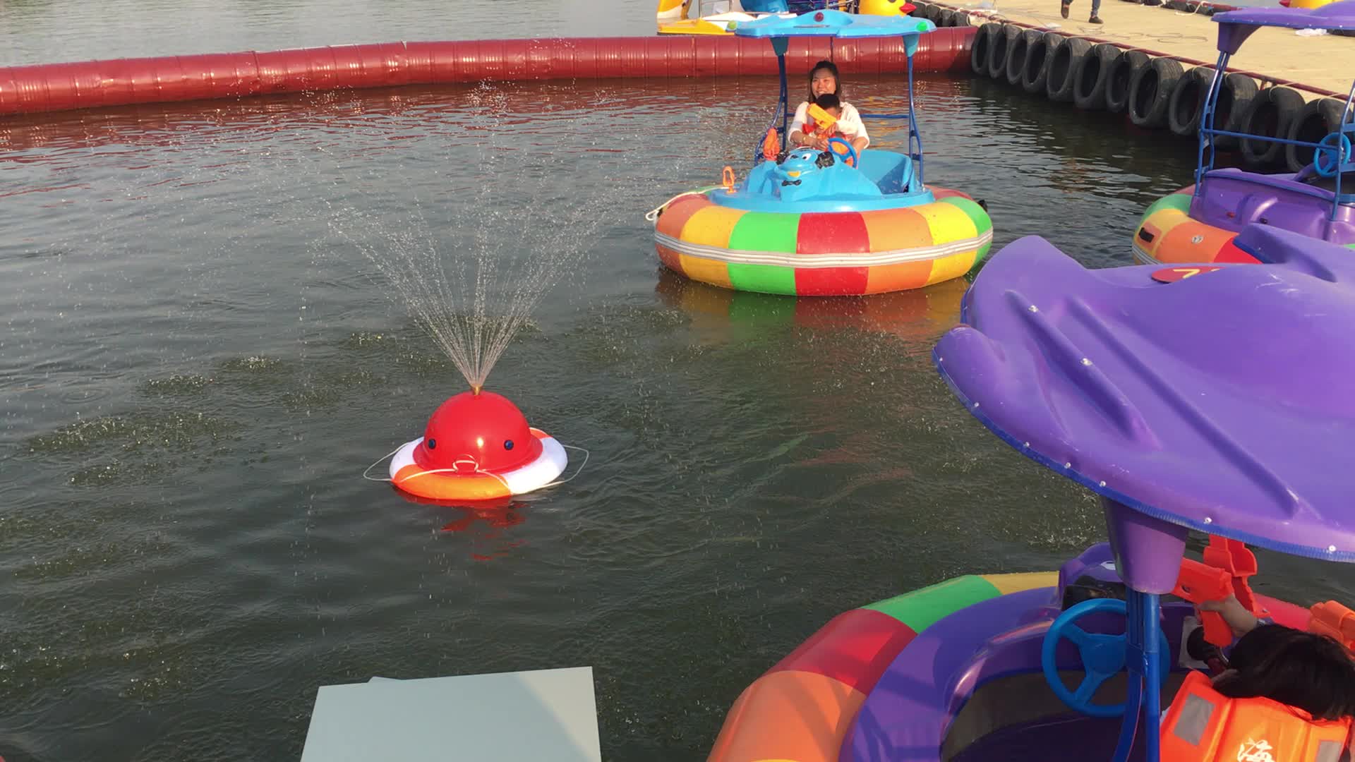 Water Fiberglass Electric Bumper Boat For Sale Buy Water Bumper Boat