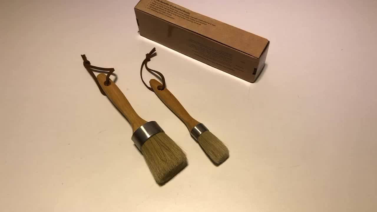 2022 Natural Hog Hair Bristles Brush/hog Hair Brush/car Detailing Wheel