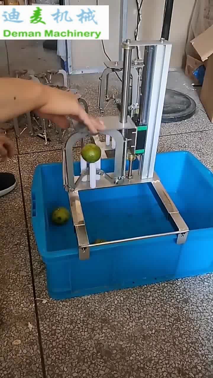 Manual Orange Peeler Cutter Citrus Fruit Peeling Machine Fresh Lemon Lime Peel Divding Cutting