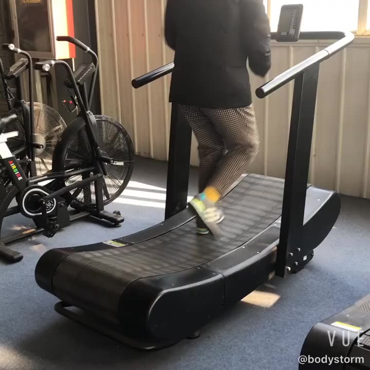 Wholesale Unpowered Curved Treadmill And Lowest Noise Selfunpowered