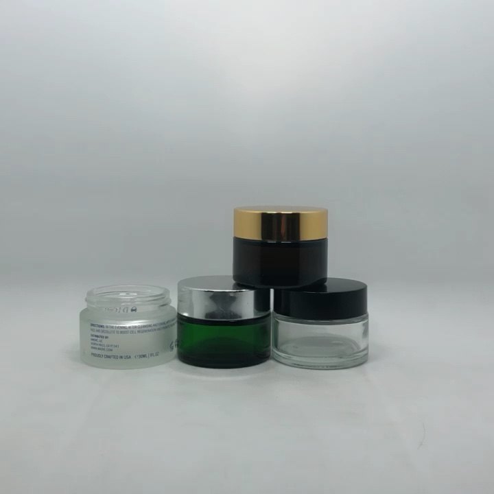Body Butter Containers Empty Glass Jars 15ml Clear Glass Jar With Black Aluminum Lid Buy Body