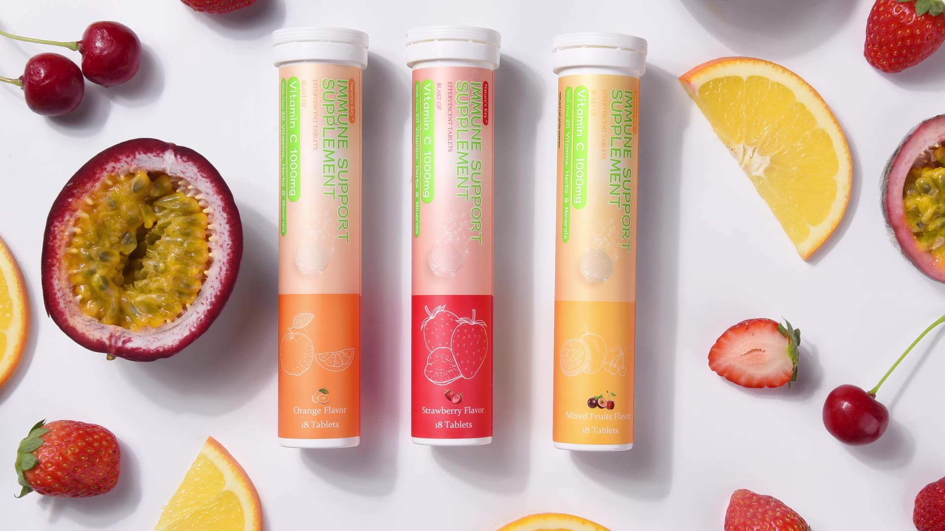 Oem Healthcare Supplement Vitamin C 1000mg Effervescent Tablets For