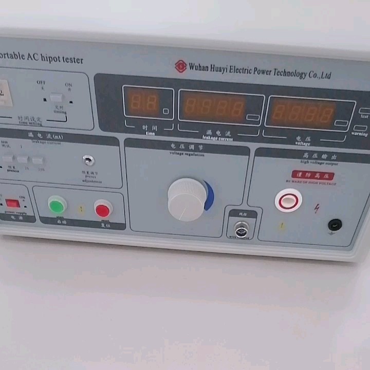 Ac High Voltage Withstand Cable Tester Leakage Current Detecting