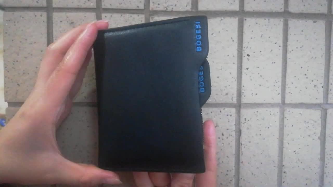 Luxury Portfolio Designer Famous Brand Bogesi Perse Short Men Wallet