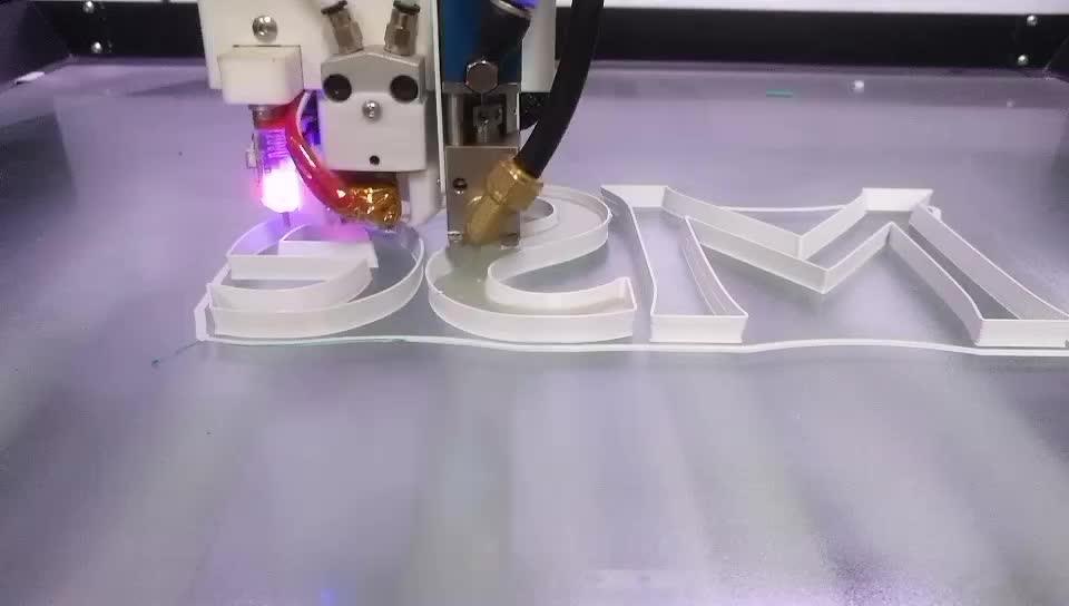 3d Printed Signage Machine Outdoor Luminous Advertising Signage 3d