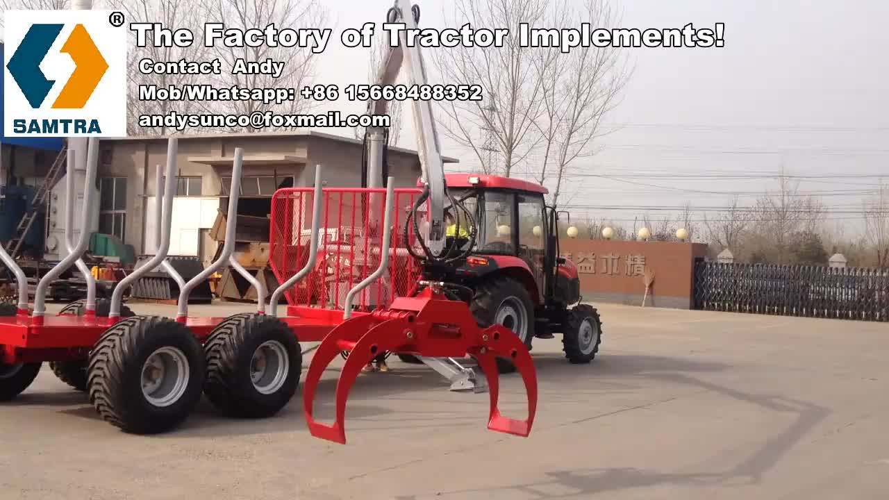 Heavy Duty Wood Log Timber Trailer With Grapple From Sunco Buy Heavy