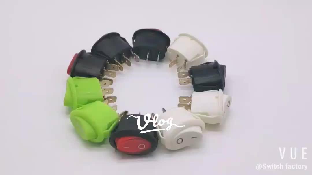 Mini Rocker Switch Sc760 On Off On 3 Pins 10a 250v Coffee Maker 6a