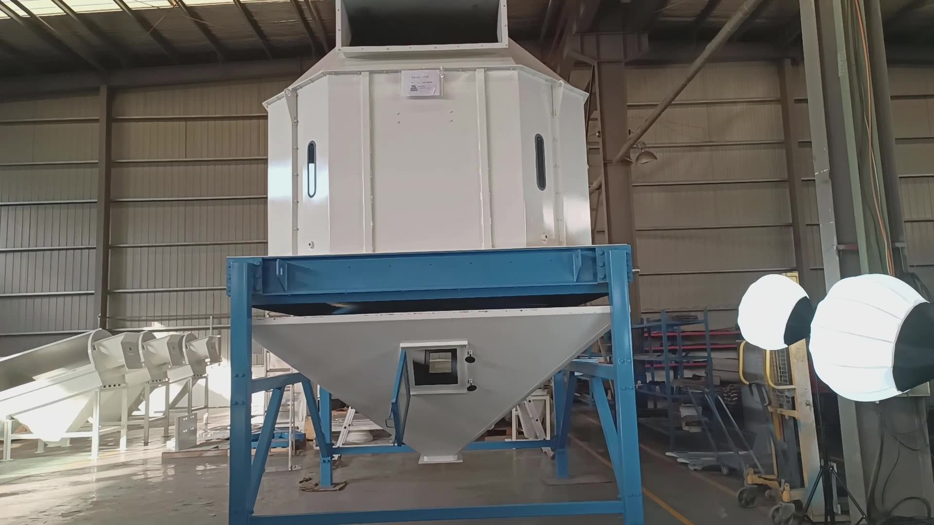 15t/h Chicken Feed Pellet Processing Machinery Counterflow Cooler Animal Feed Processing Machine