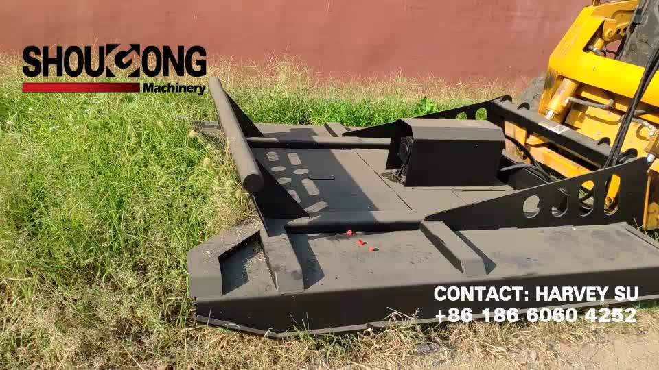 Skid Steer Loader Attachments Grass Cutter,Mower Buy Grass Cutter