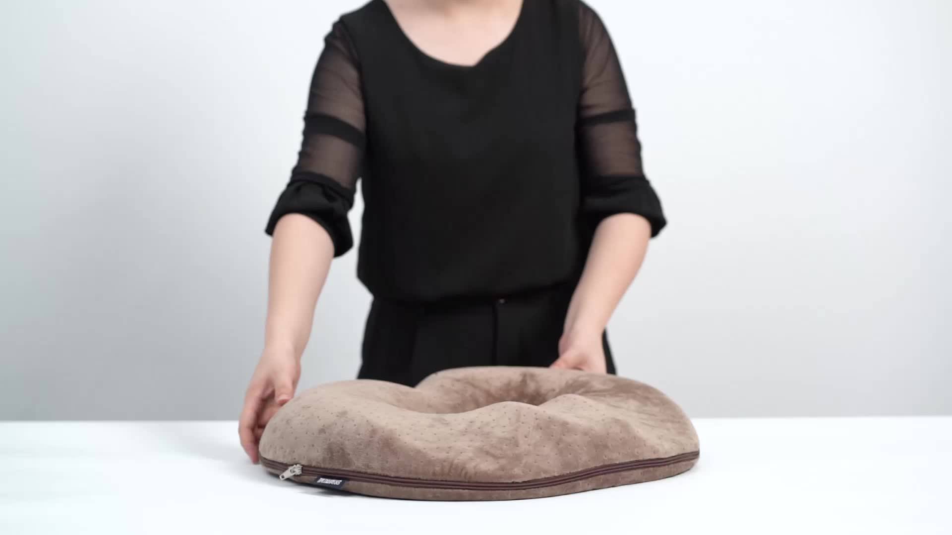 Bravo Donut Pillow Hemorrhoid Gel Seat Cushion For Office Chair Memory