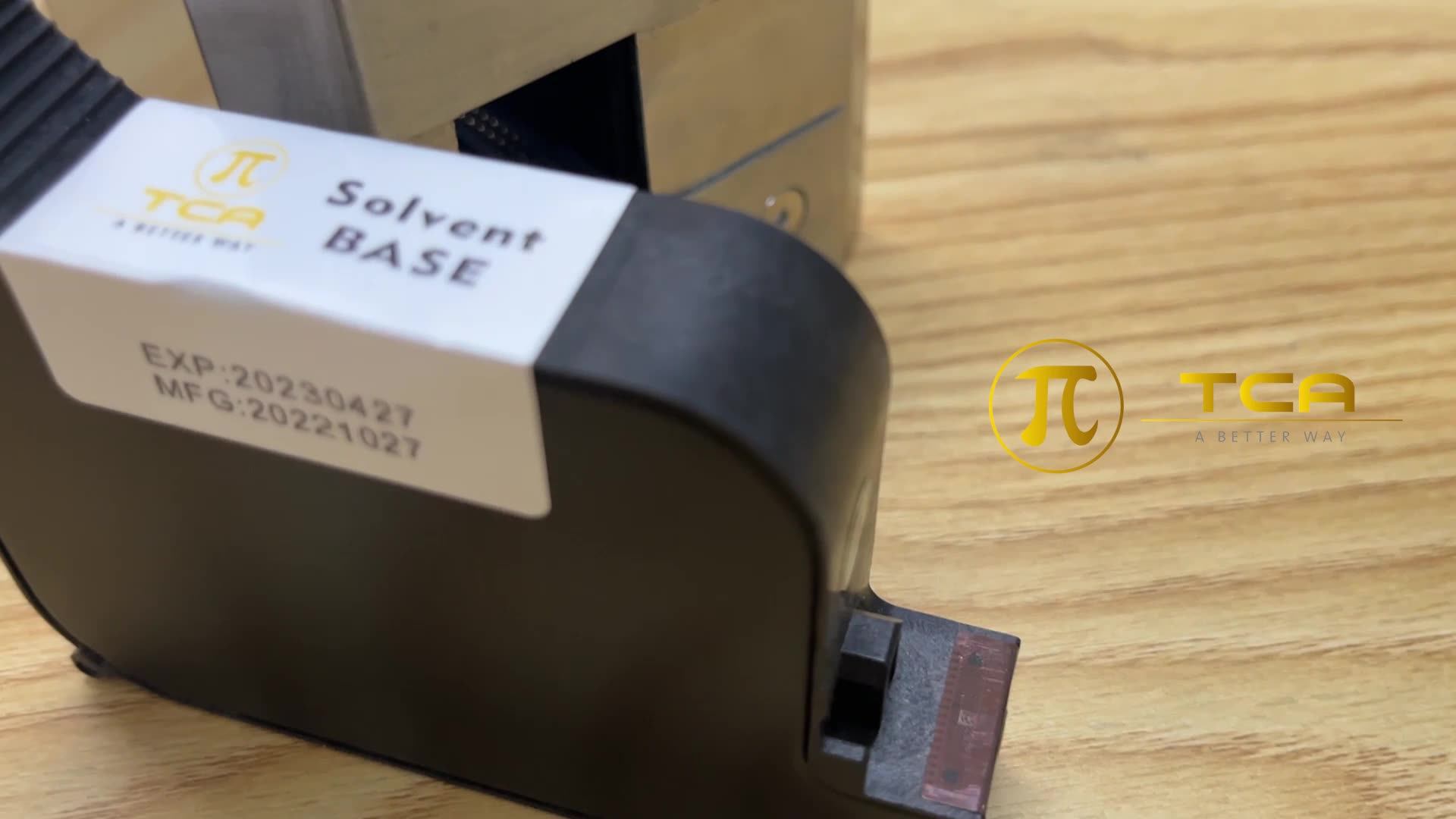 Tca Solvent Based Ink 12.7mm High Quality Quick Dry Ink Black Cartridge