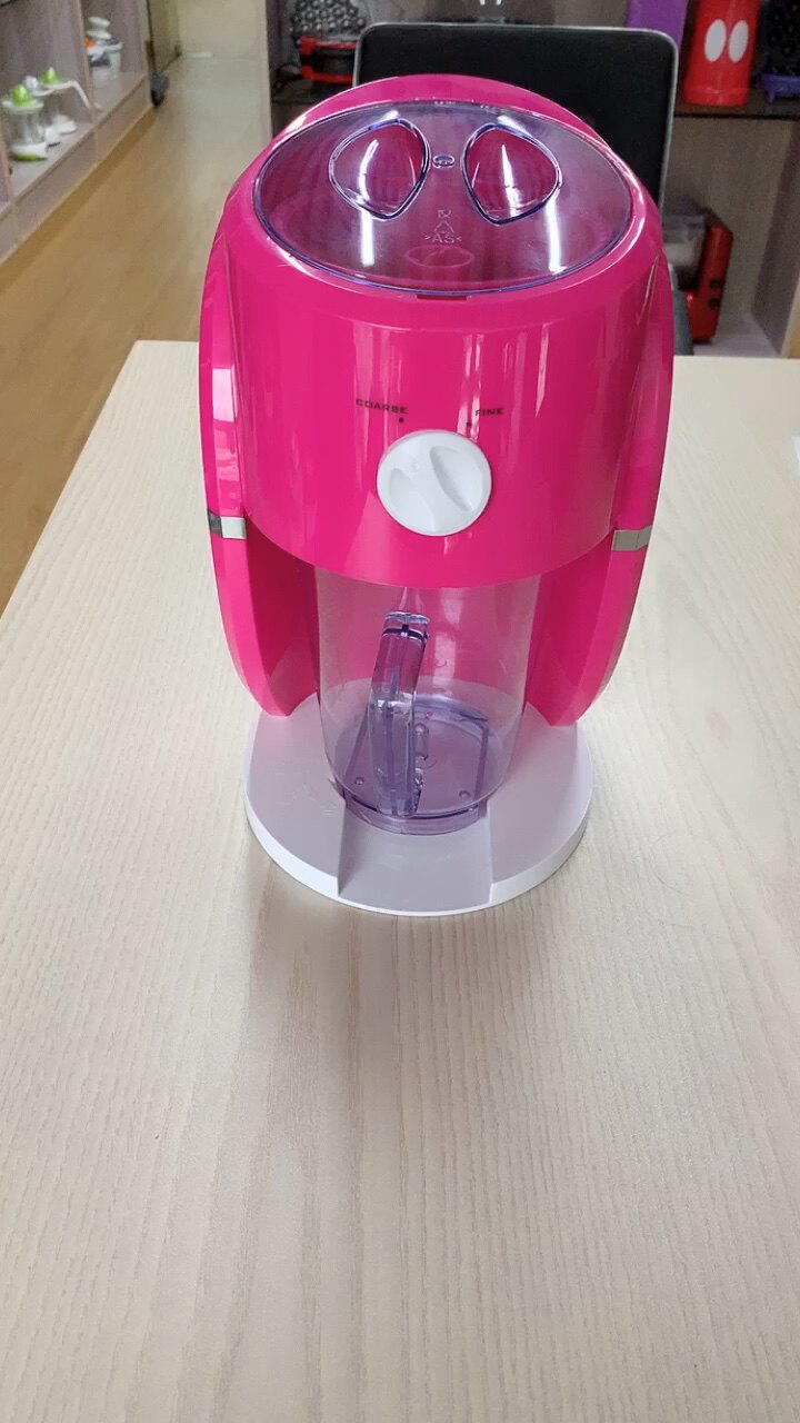 Electric Ice Shaver + Slushie Machine With With Stainless Steel Blades