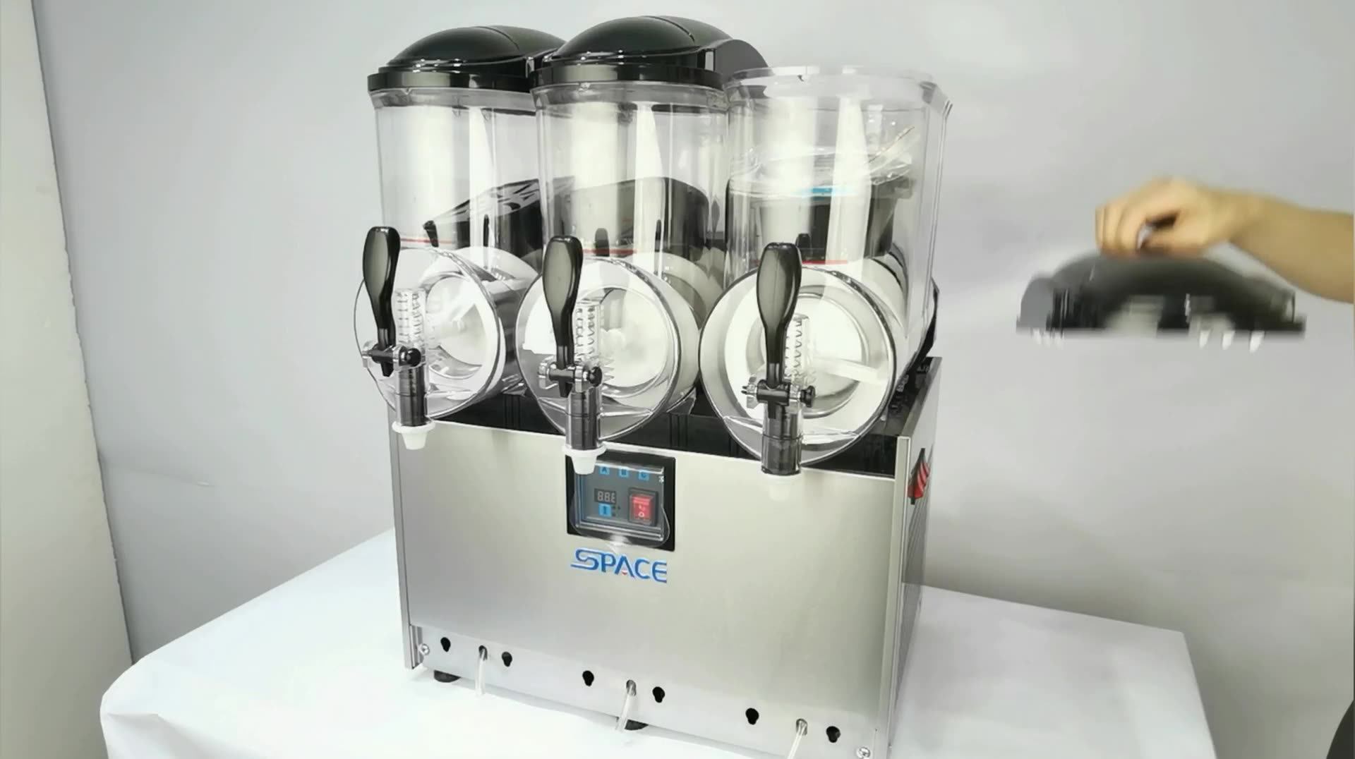 45l Commercial Frozen Drink Slush Slushy Making Machine Smoothie Ice