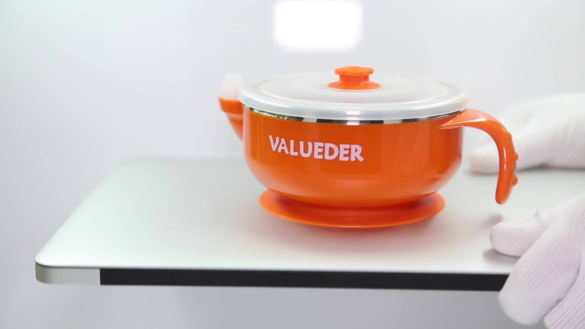 Ecofriendly Bpa Free Stainless Steel Food Feeding Suction Baby Bowl