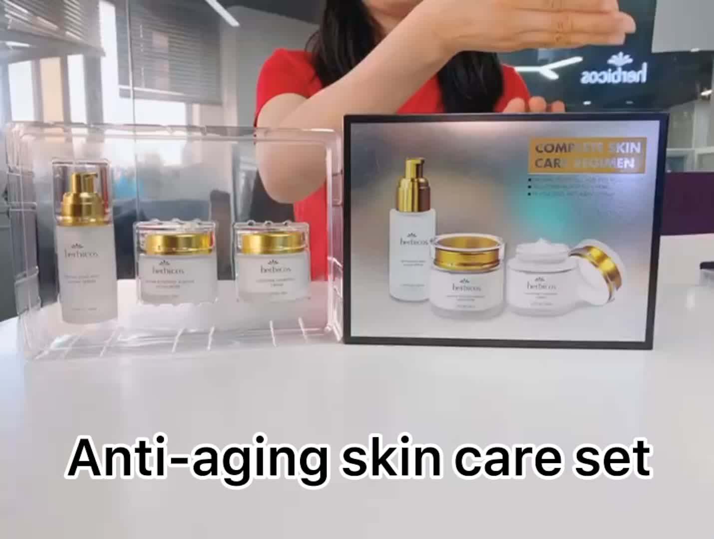 Anti Aging Skin Care Set Private Label Day Cream And Night Cream And