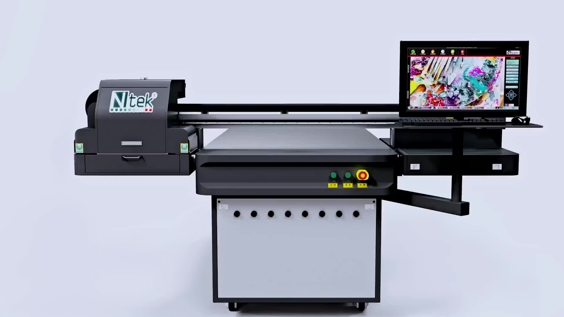 Ntek 1000*1600mm Uv Flatbed Printers Digital Wood Printing Machine For