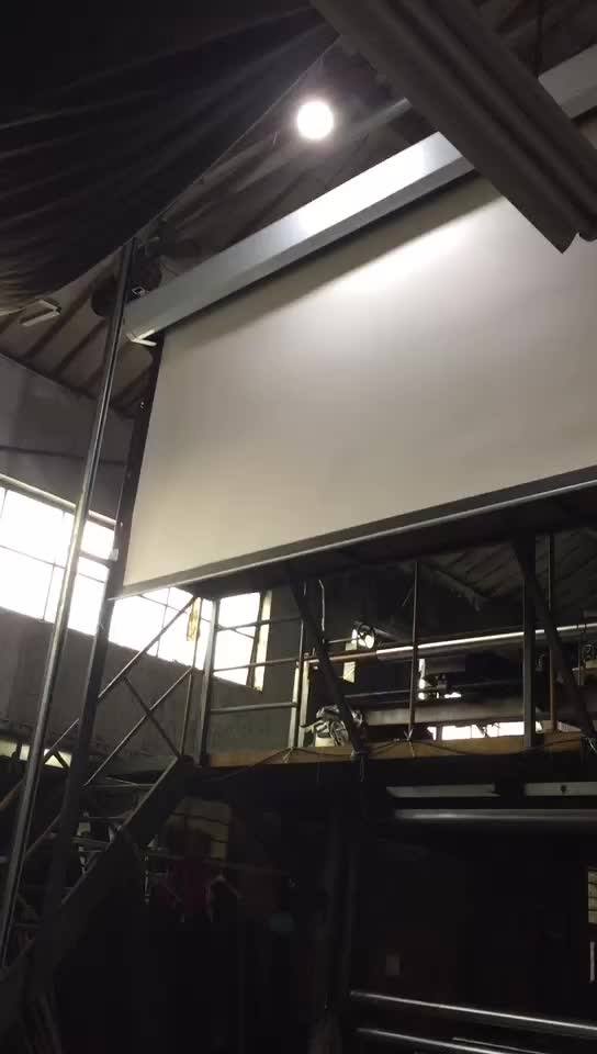 Matte White Fabric Motorized Electric Projection Projector Screen Buy