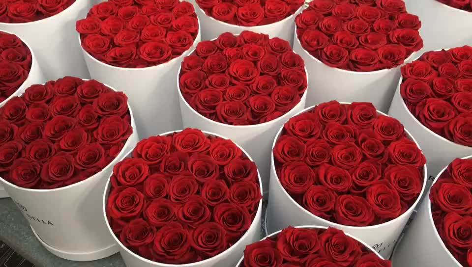 Wholesale Real Preserved Rose Head With Fresh Rose Smell Everlasting