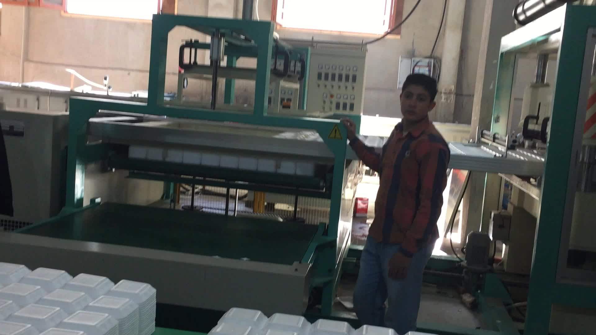 Full Automatic Factory Price Ps Foam Lunch Box Making Machine With Good