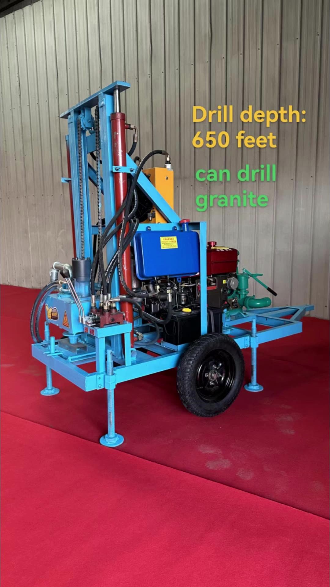 Wholesale 150m 180m 200m Portable Small Water Well Drilling Rig For