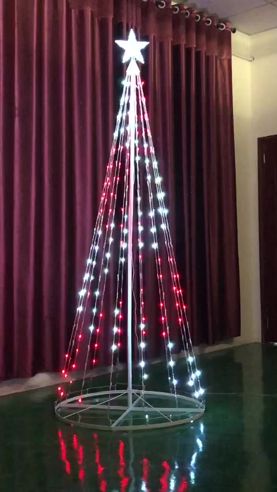 Smart Led Christmas Tree Lights Transformer Cone Tower Shape Multi