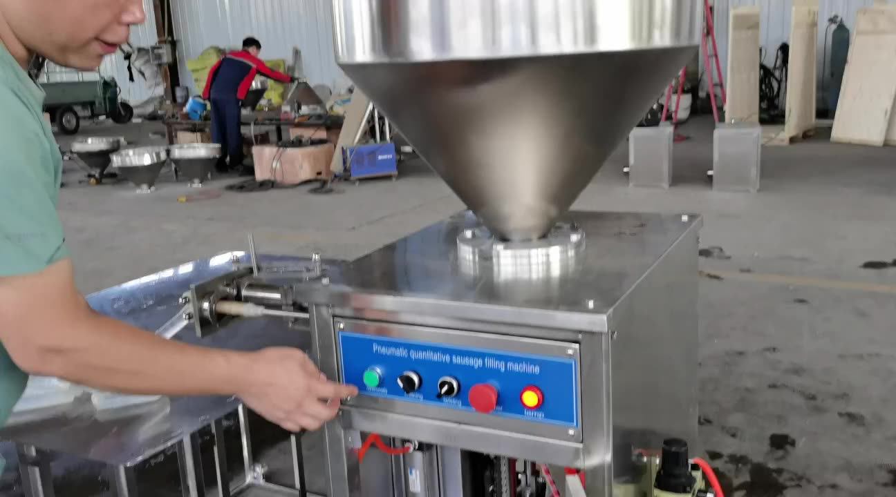 Sausage Filling And Twisting Machine Hot Dog Sausages Maker Machines