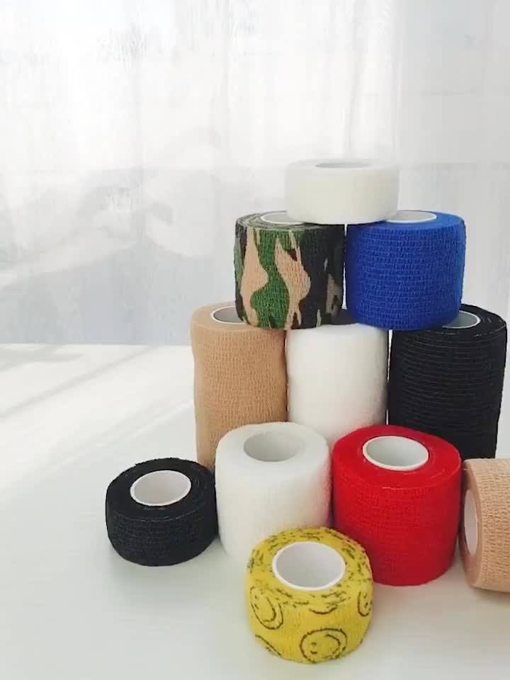 Disposable hand knuckles multi-purpose self-adhesive elastic collapse tape Adhesive tape Ankle protection hypoallergenic elastic winding