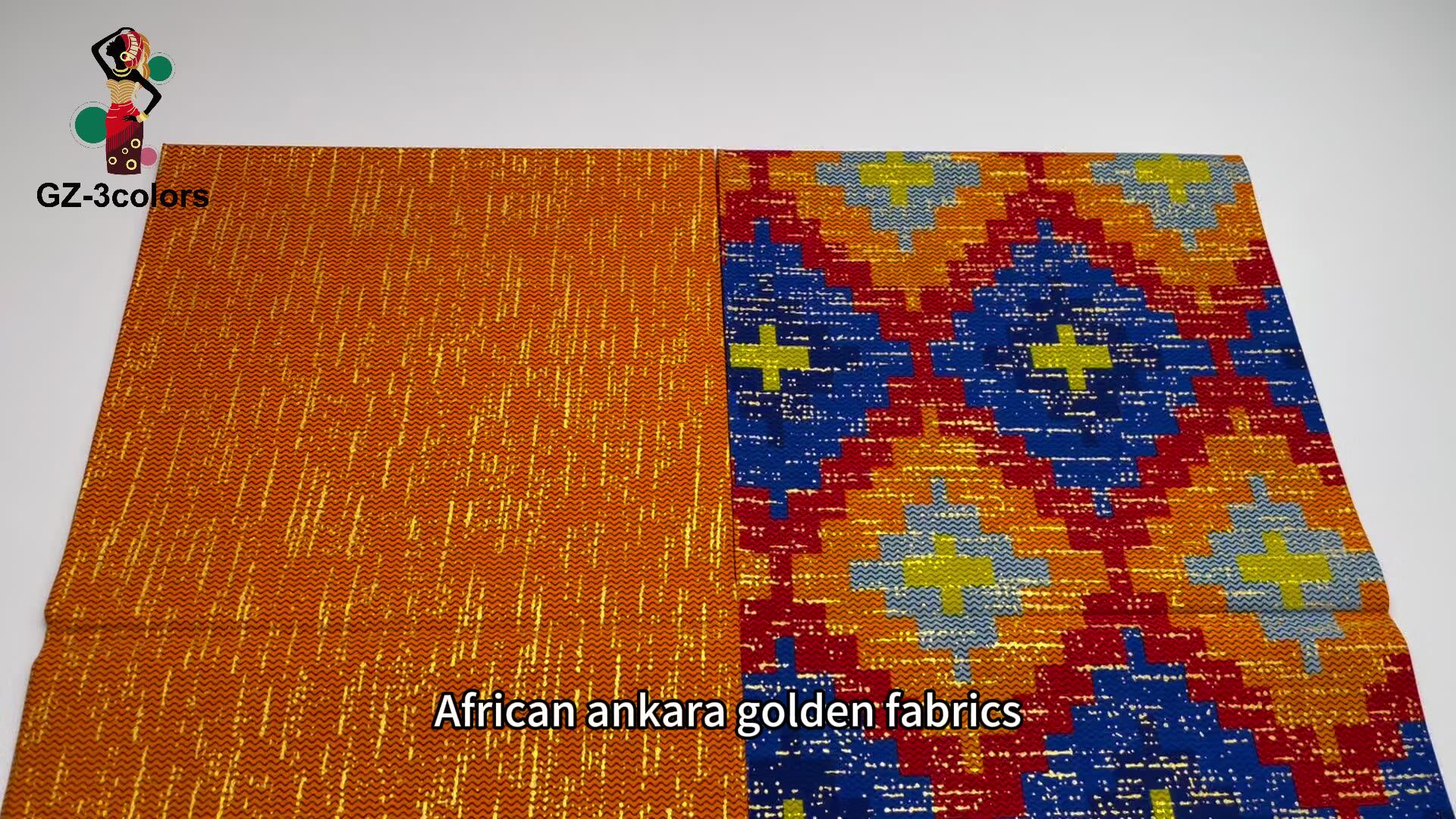 Cotton African Golden Wax Fabric Fashion Print Gold Wax Fabric Ankara