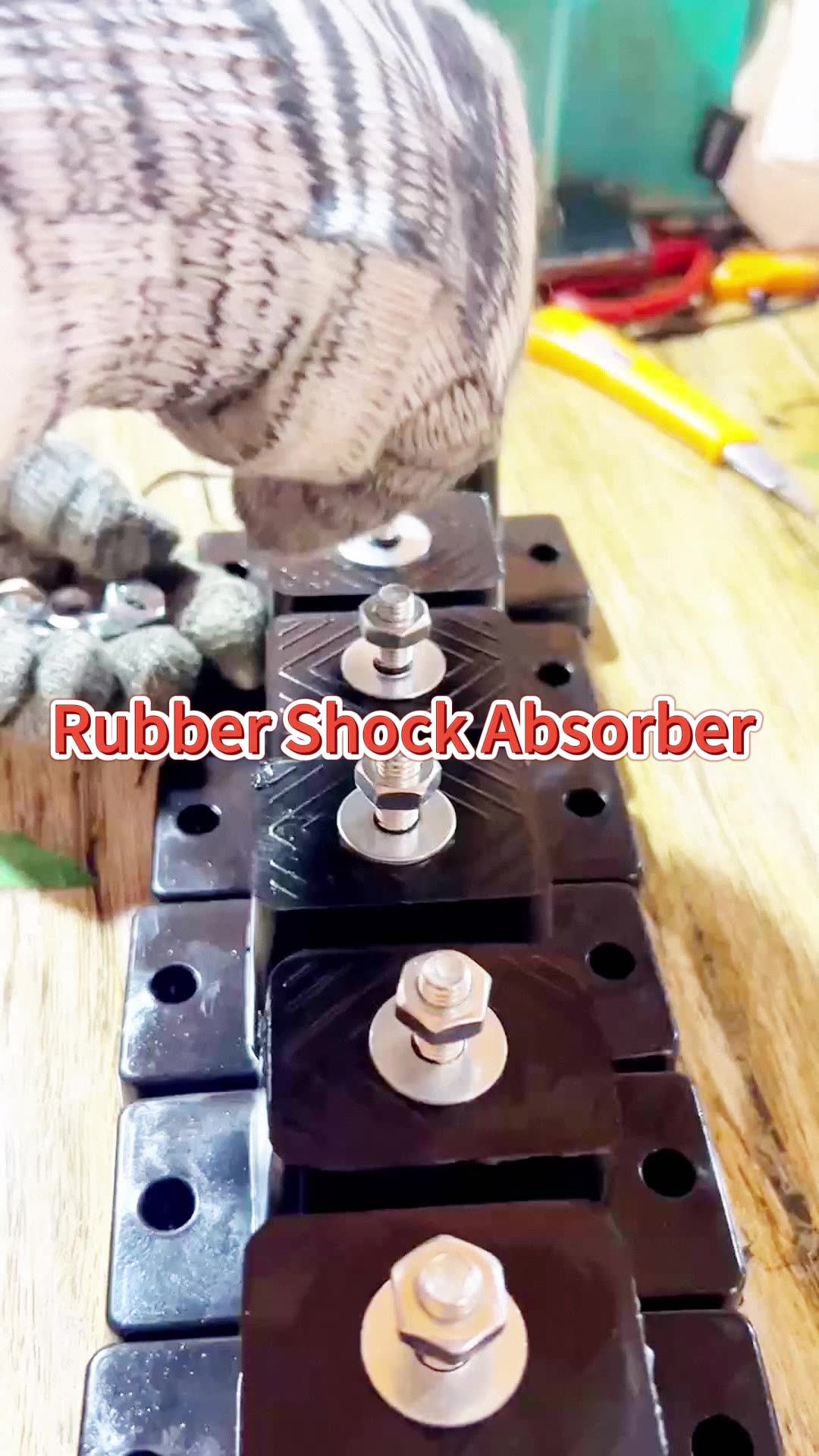 Customized Durable Rubber Feetrubber Feet Silicone Pad Boit Thread Anti Slip Rubber Foot Pad