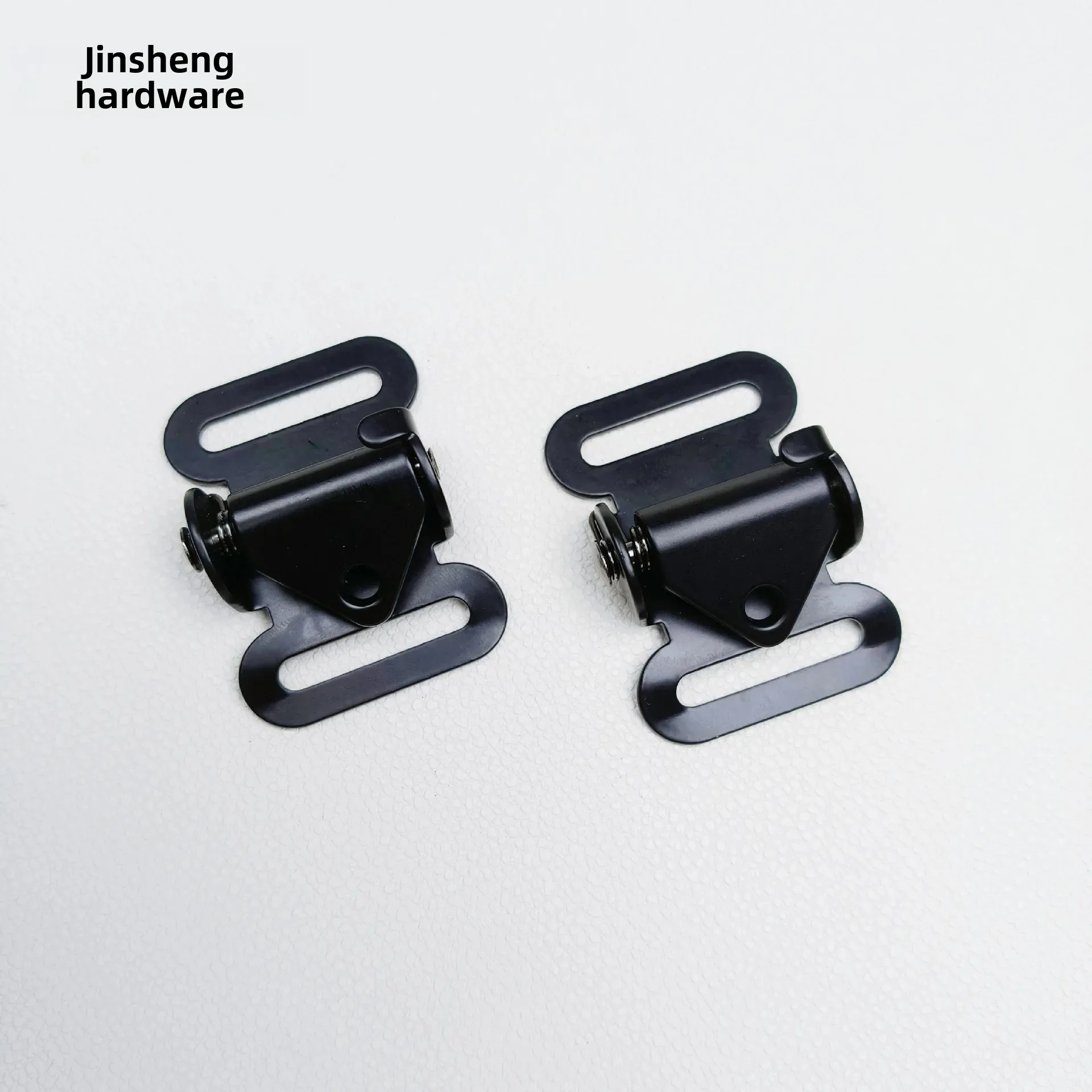 Luggage Accessories Metal Non-slip Tighting Buckle Tactical Belt Reinforcement Smooth Buckle Black Electrophoresis Ribbon Adjustment Buckle