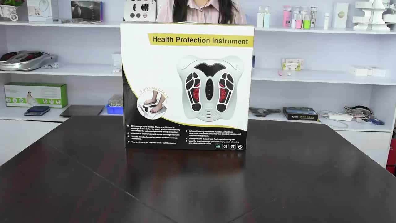 Electric Ems Infrared Heat Neuropathy Muscle Relief Stimulator