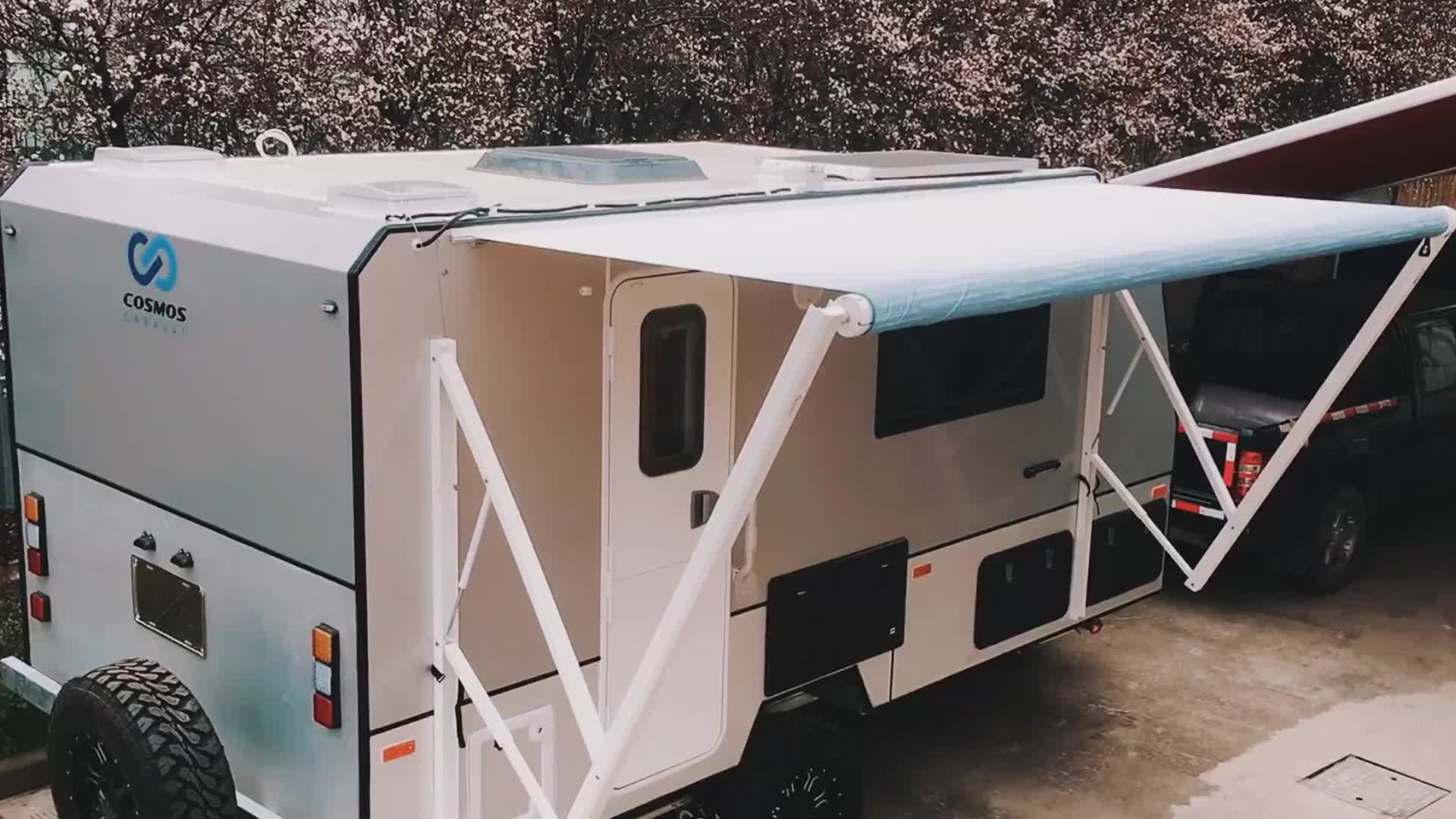 Auto Caravan Awning Electric Roll Out Awning 12v Motor Trailer Rv Power