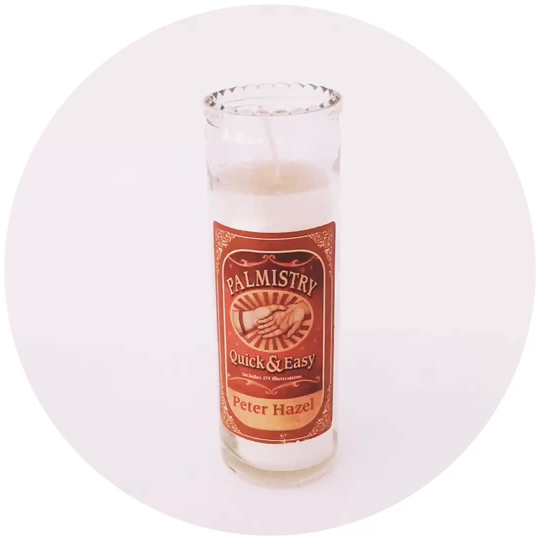 Holy Death Santa Muerte 7 Day Candle White Unscented Candle In Glass