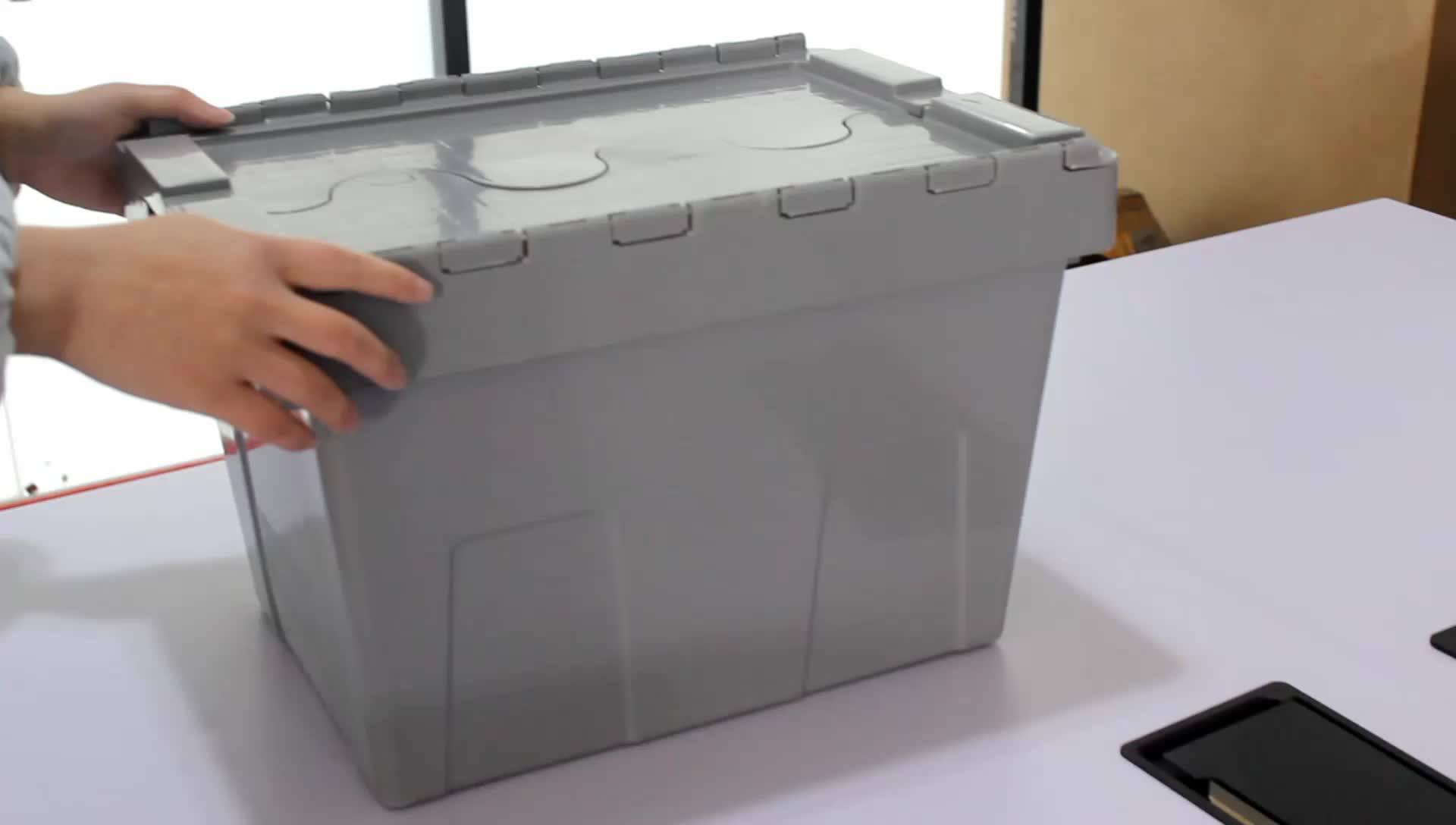 Logistics Stackable Attached Lid Plastic Moving Boxes Buy Moving