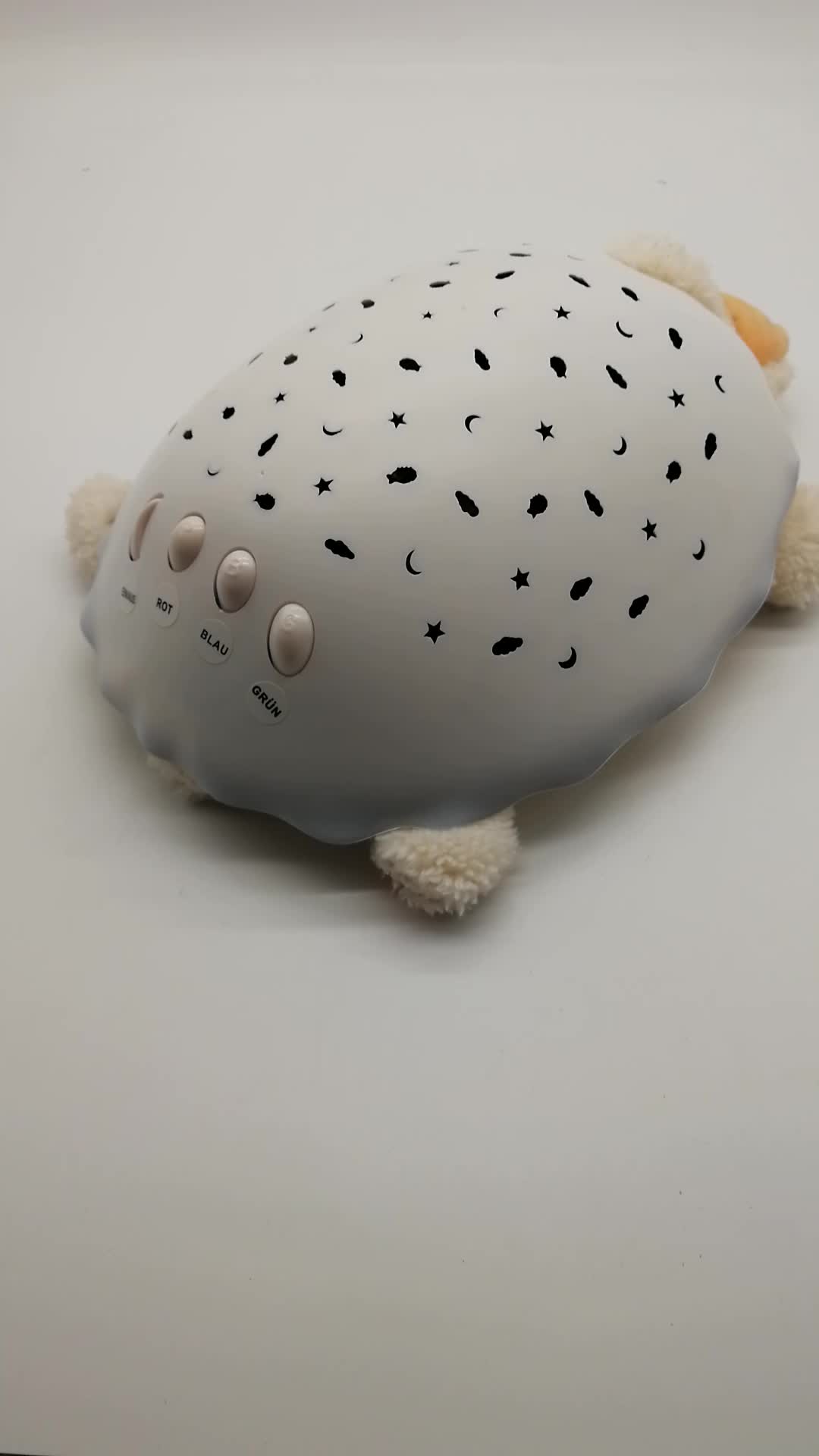 stuffed animal night light with music