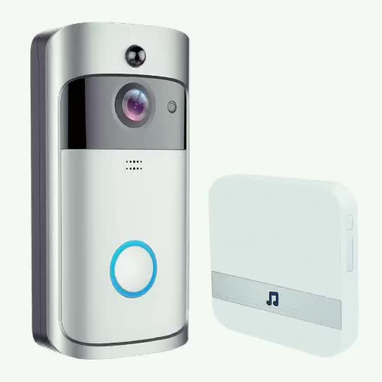 Wireless Wifi Video Doorbell Camera Ip Ring Door Bell Two