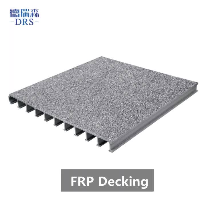 Frp Vinyl Deck Panel Flooring/drainage Composite Fiberglass Deck