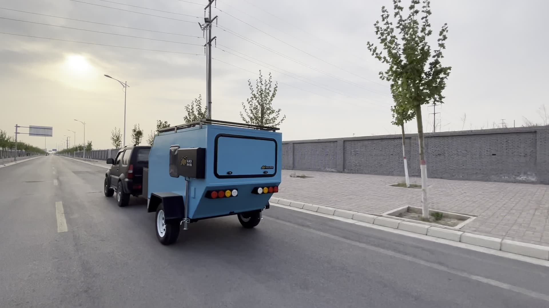 Camping Camper Trailer Motorhome Customization With Galvanised Chassis