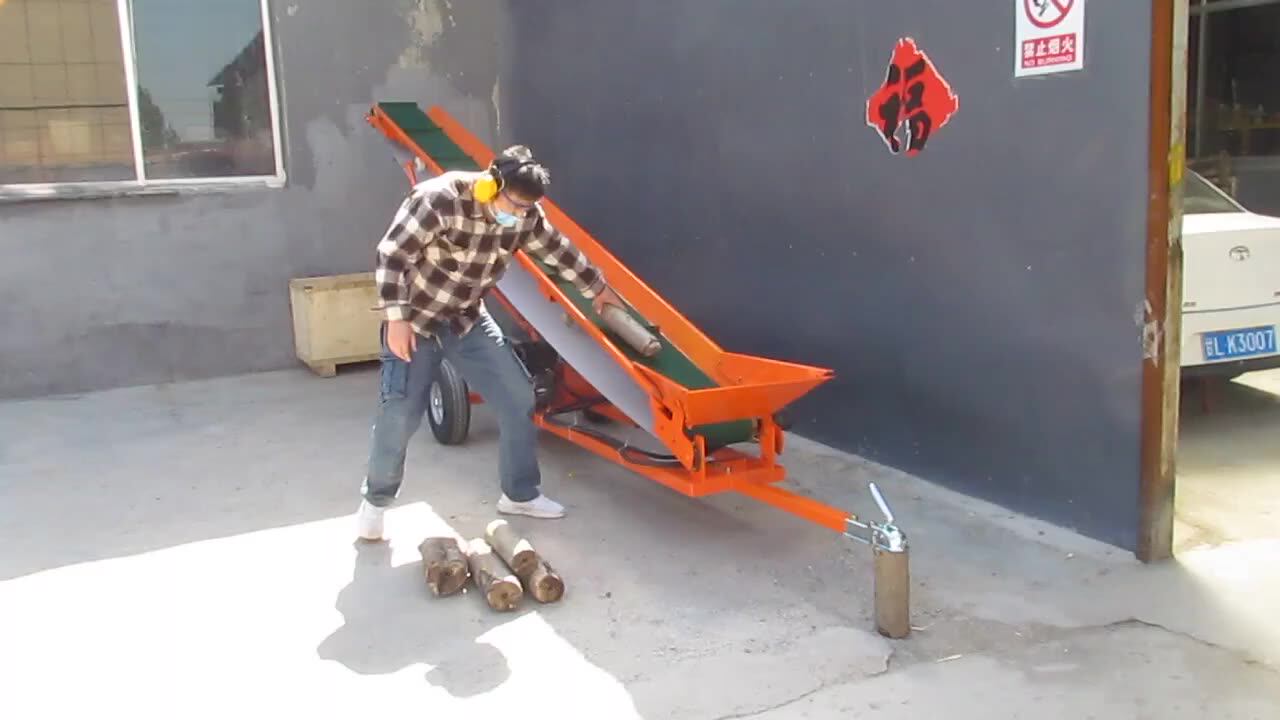 Conveyor Belt Atv Portable Firewood Processor Transporter Conveyor 16