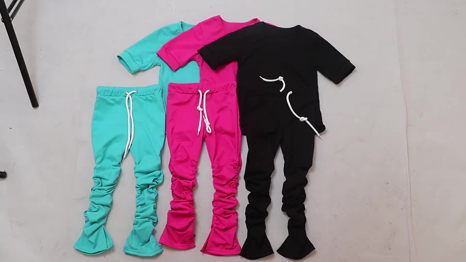 stacked jogging suits