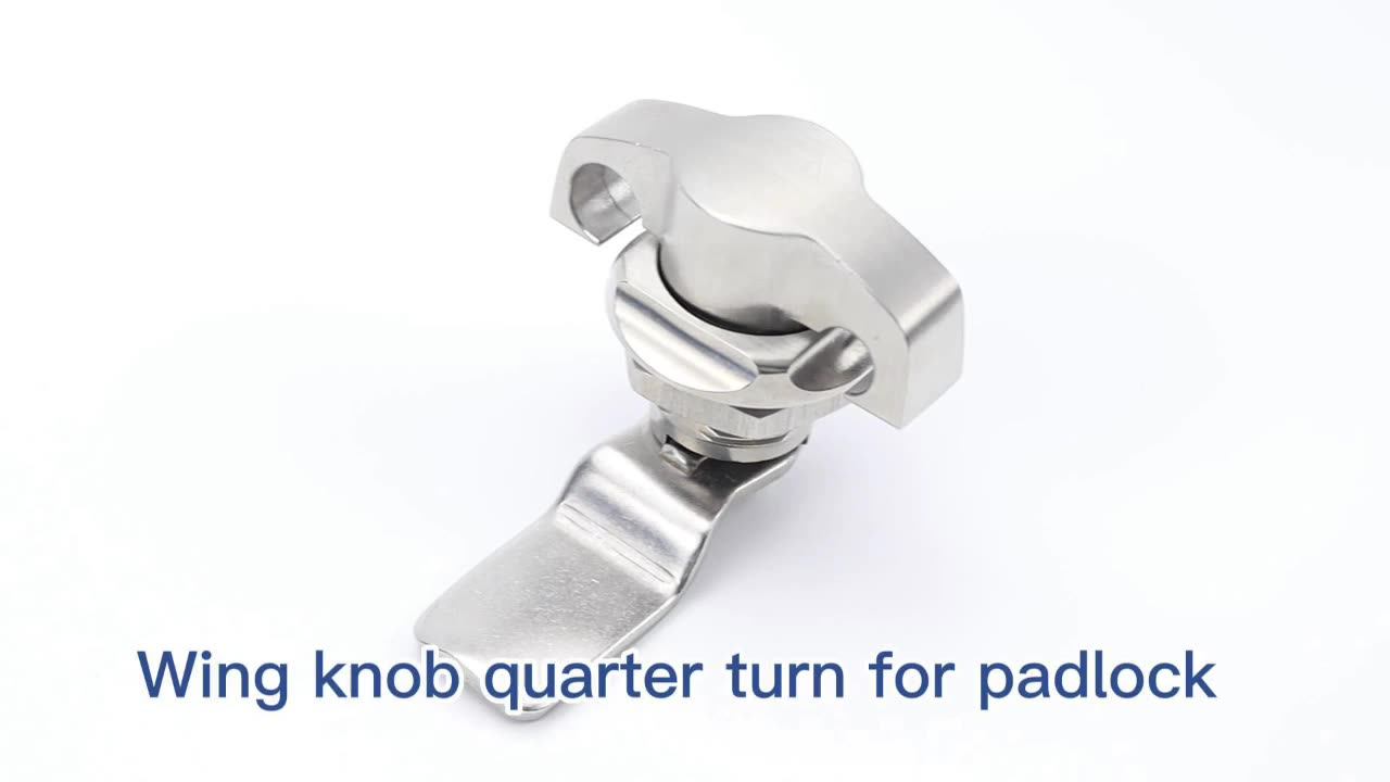 Fornd 2023 High Quality Stainless Steel Quarter Turn Wing Knob Padlockable For Electrical