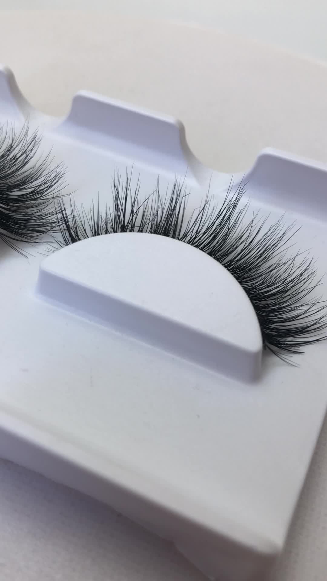 Wholesale 100% Real Siberian Mink Fur Mink Eyelashes 3d ...