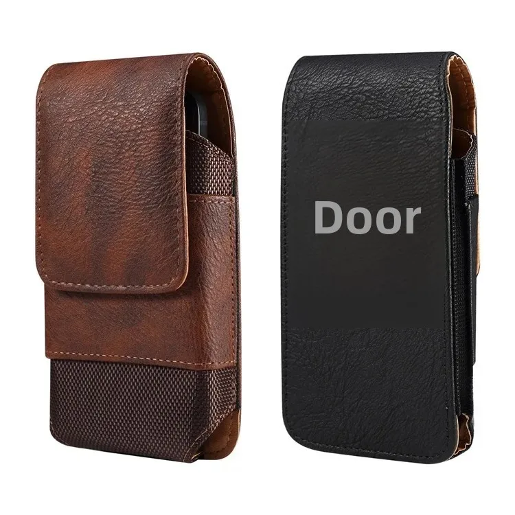 Waist-Mounted Belt Mobile Phone Bag Men's Oxford Cloth Nylon Vertical Hanging Outdoor Portable Practical Waist Bag Wholesale